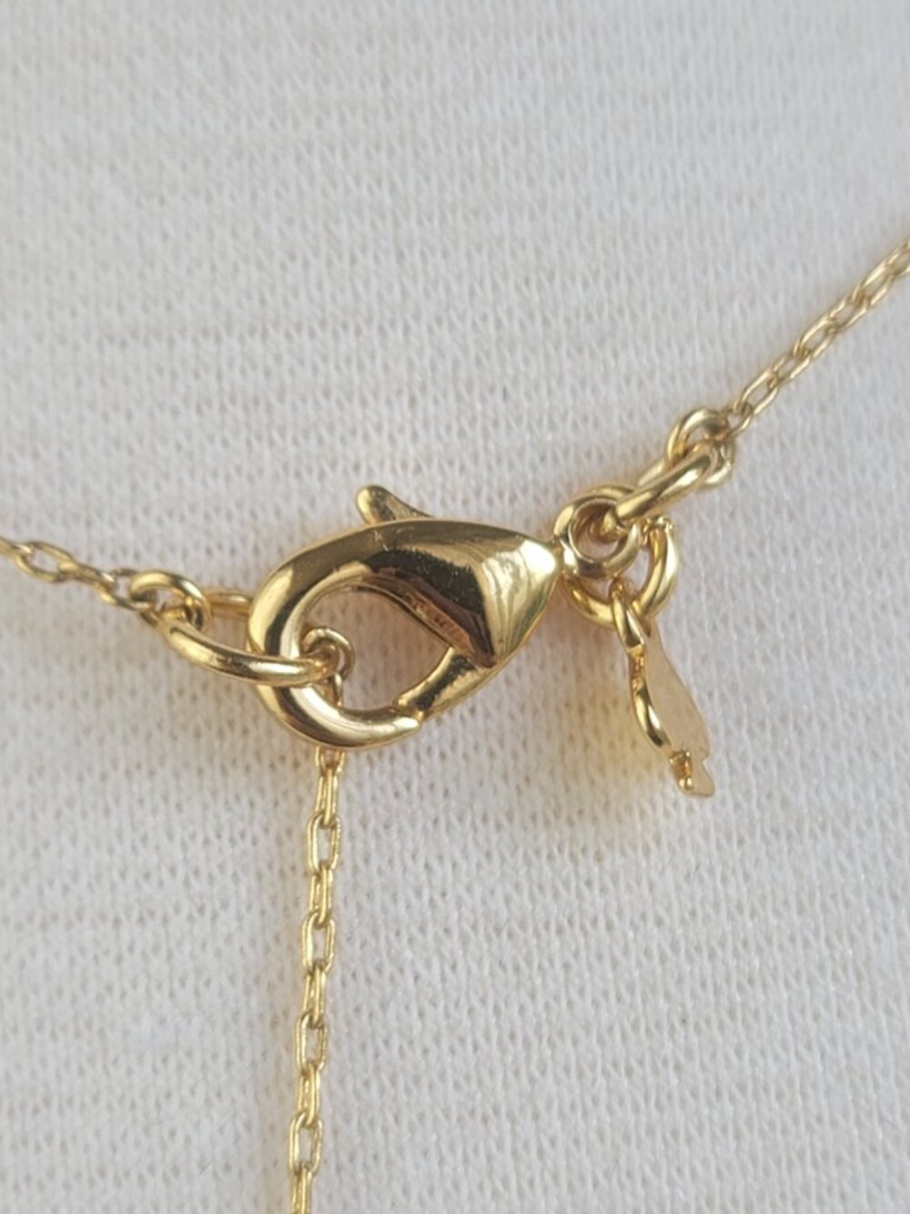 Kate Spade Alice in Wonderland Mini Teacup Crystals Pendant Gold-Tone Necklace - Picture 8 of 12